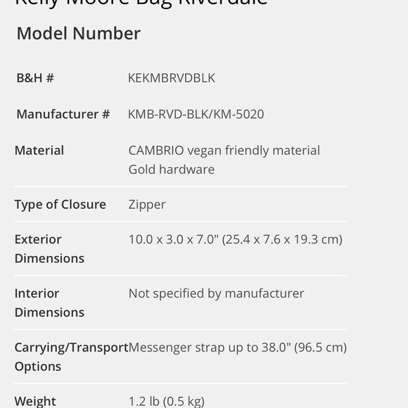 Kelly Moore Riverdale Camera Bag - Picture 8 of 9